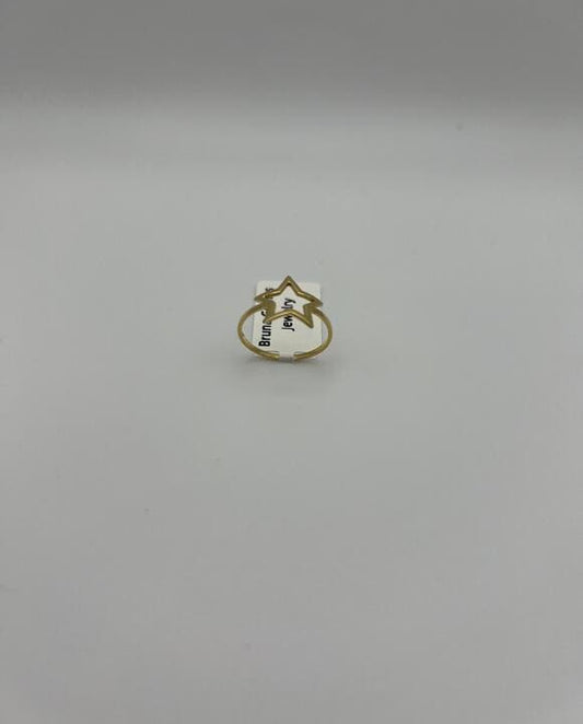 Ring Star in Yellow Gold 18K