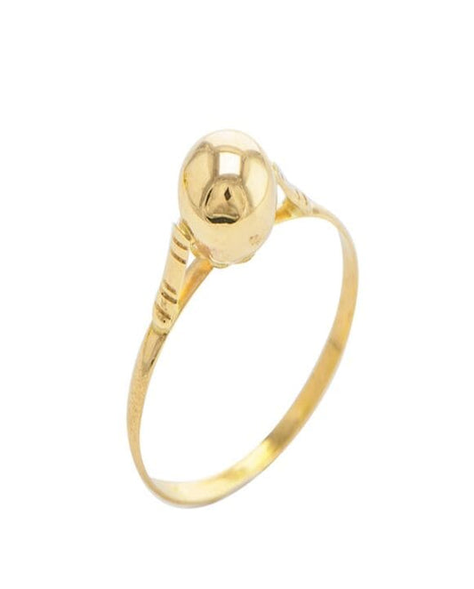 Ring Ball in Yellow Gold 18K