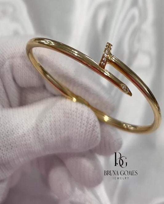 Bracelet in Yellow Gold 18K with Zirconia