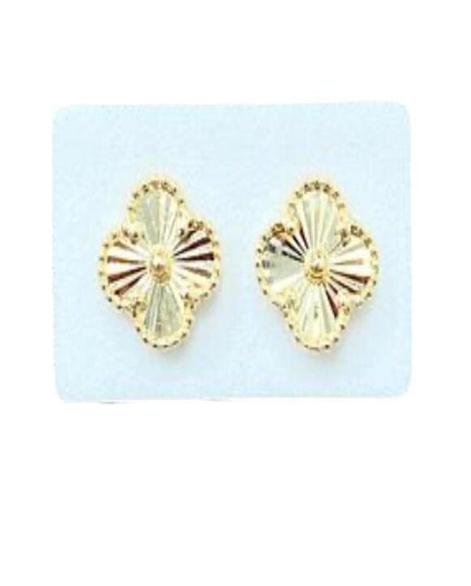 Earrings in Yellow Gold 18K. Small.